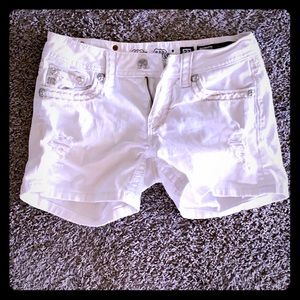 Miss me white shorts